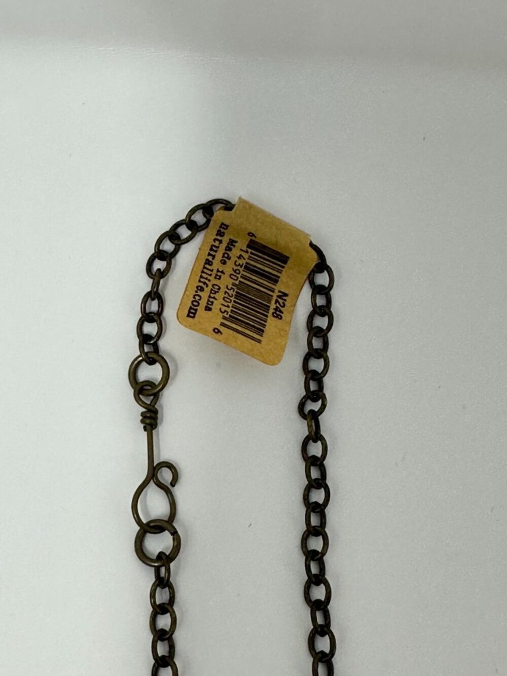 NWT Natural Life Boho Necklace Long with Turquoise Style Flower and Silver Chain - Picture 8 of 8
